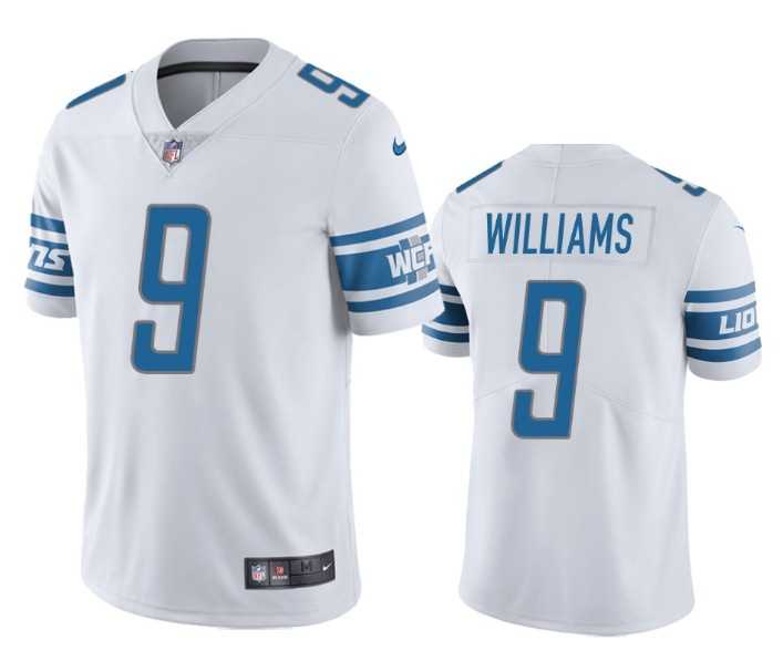 Men & Women & Youth Detroit Lions #9 Jameson Williams White Vapor Untouchable Limited Stitched Jersey